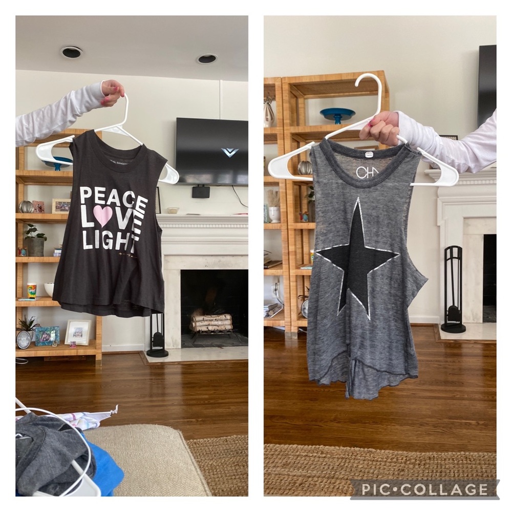 Tee shirt bundle…All xs a chaser (star and striped) & one spiritual gangster